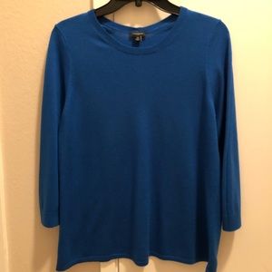 Ann Taylor Royal Blue Pullover Sweater Size Medium